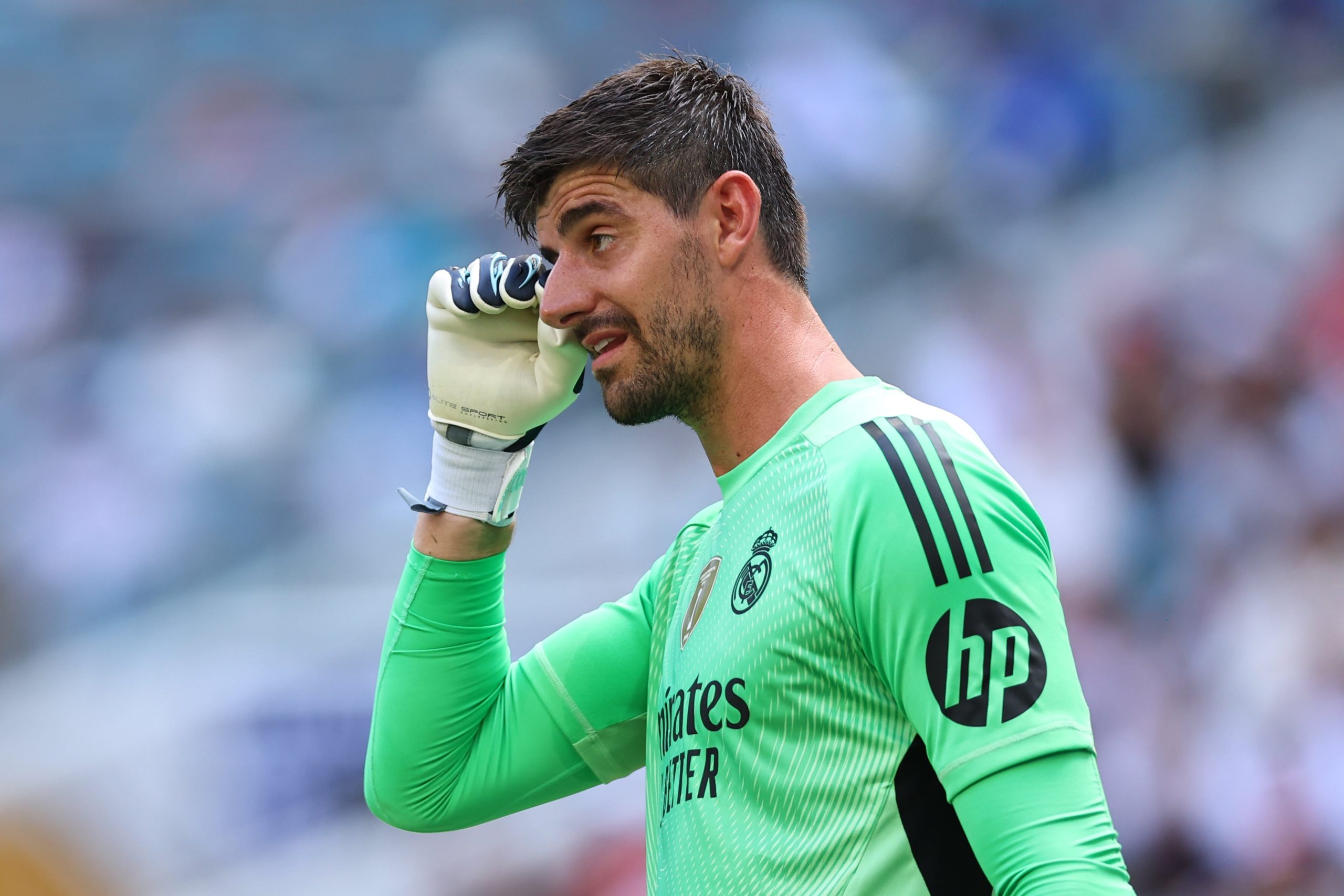 Courtois after Real Madrid's draw with Al-Hilal.