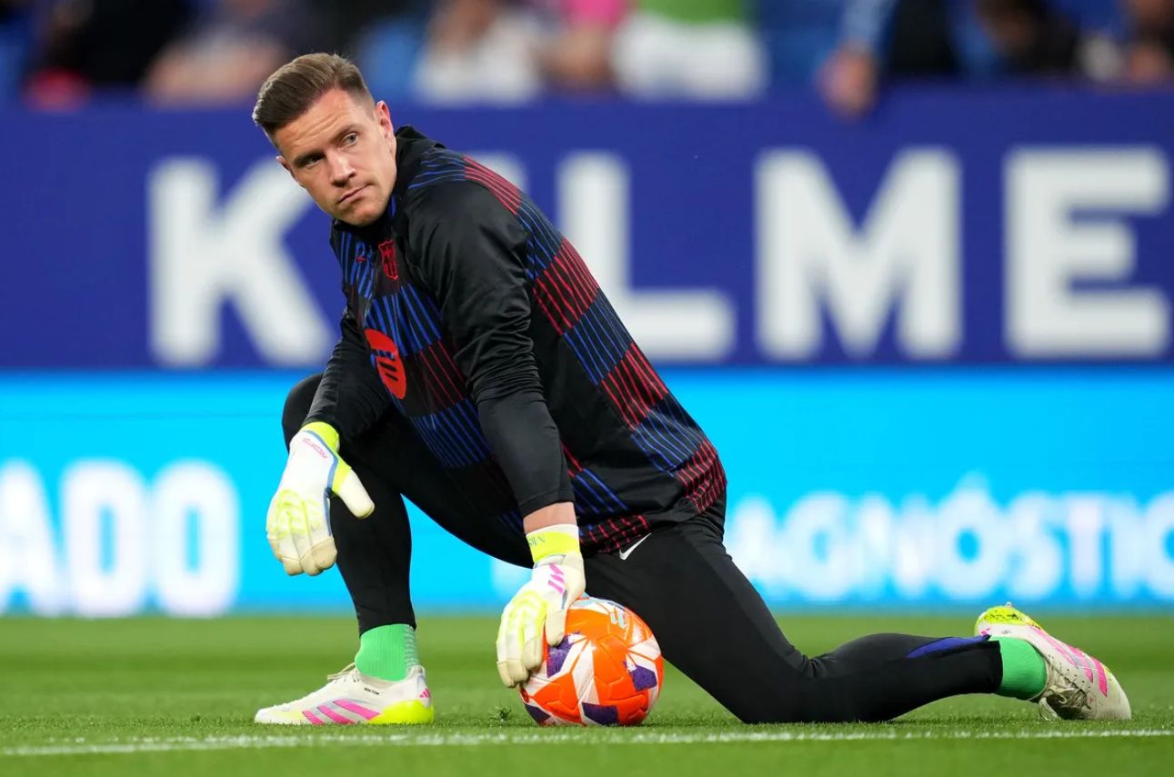 Ter Stegen's future at Barcelona is in doubt.